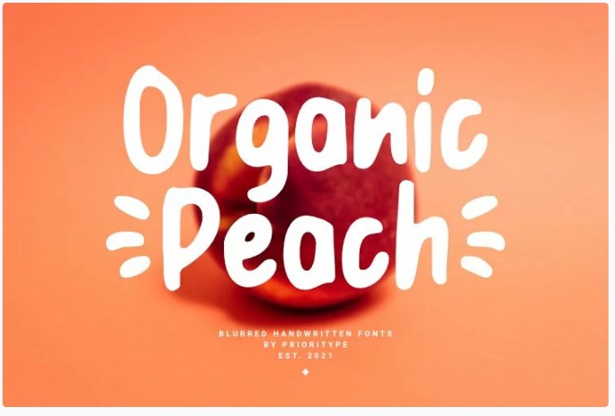 [Fontbundles] Organic Peach - Blurred Handwritten _0.jpg